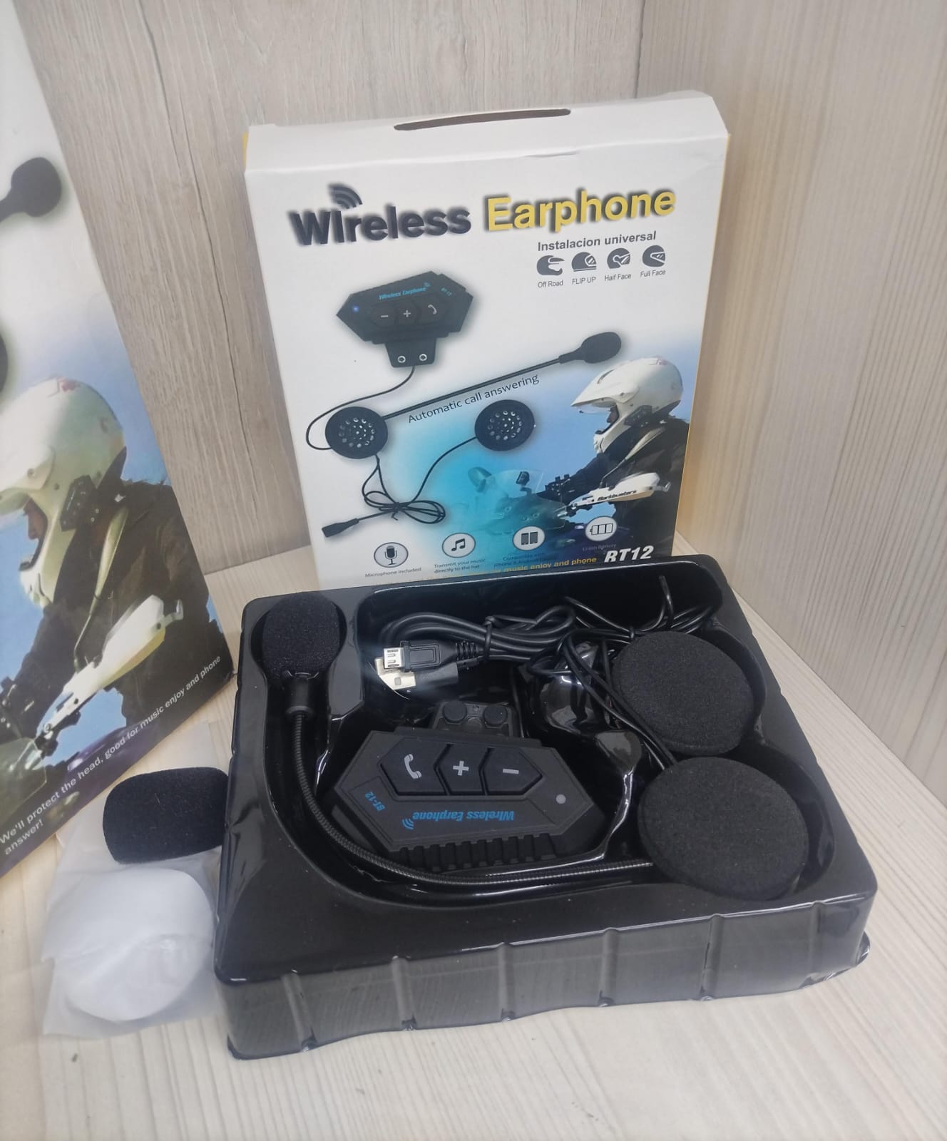 Miniatura 1 de Intercomunicador para casco de moto